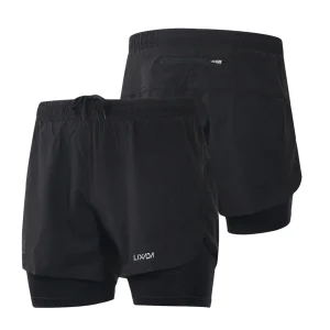 Men's 2-in-1 Running Shorts Quick Drying Breathable