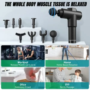 Massage Gun 99-Speed Deep Muscle Massager with Carry Case